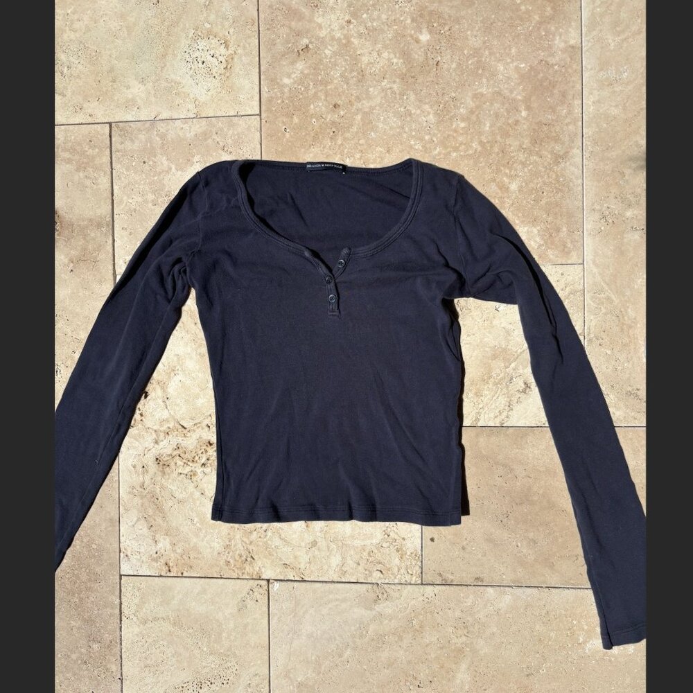 Brandy Melville Navy Long Sleeve